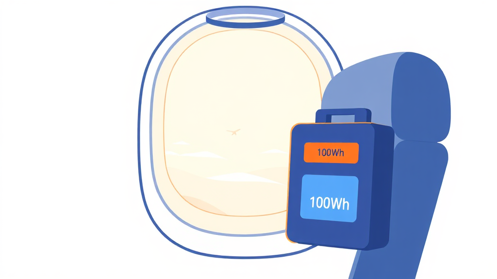 보조배터리 용량 기준 (illustration 스타일)
