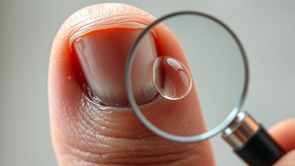 손톱 세로줄, 왜 생길까? (realistic 스타일)