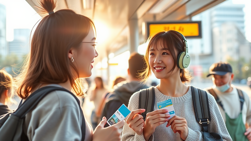 The 경기패스 vs 인천 아이패스 (realistic 스타일)