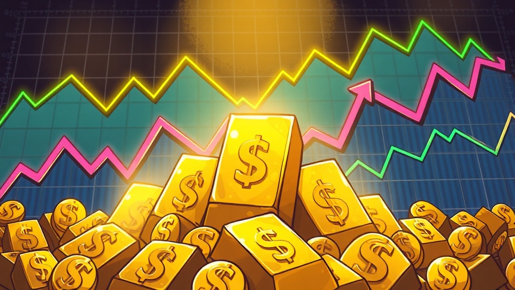 금 투자 시기, 어떻게 결정할까? (cartoon 스타일)