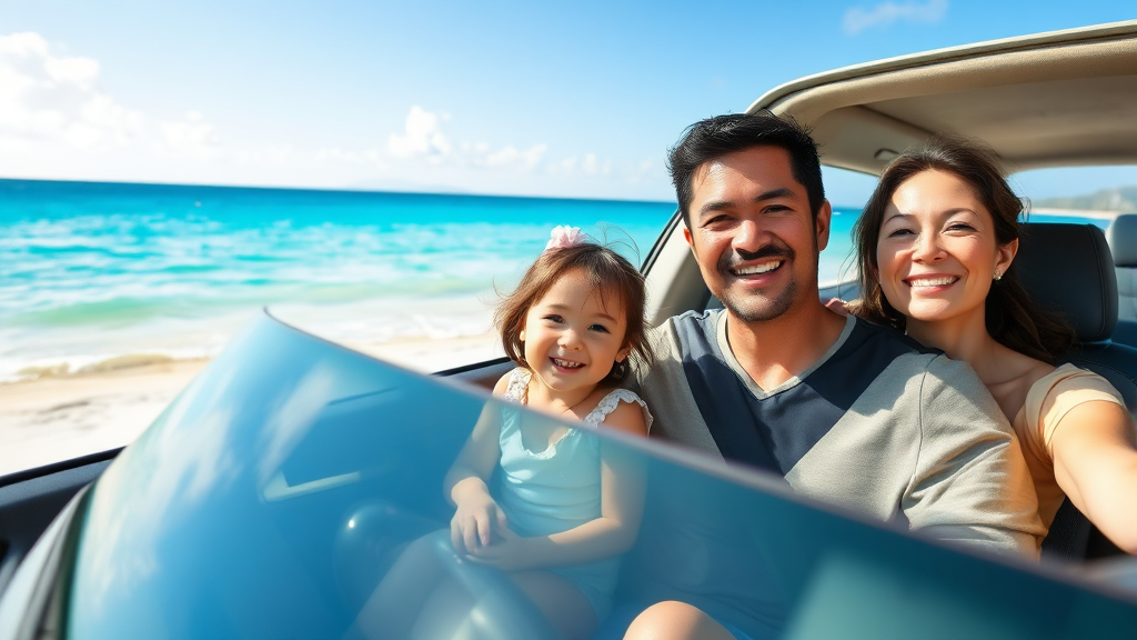 편리한 오키나와 여행 (realistic 스타일)