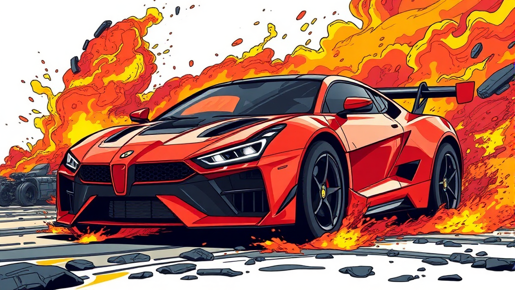 경쟁 모델 비교 분석 (illustration 스타일)