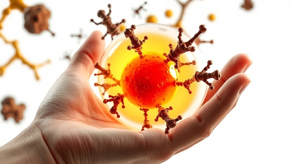 최신 연구 동향: 강황, 후코이단 (realistic 스타일)