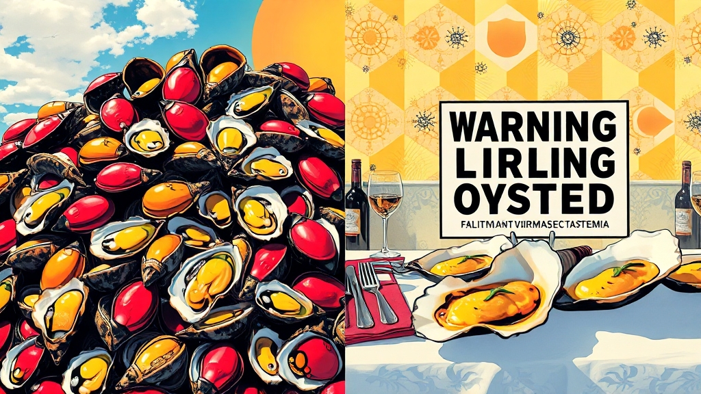 안전하게 굴 즐기기 (popart 스타일)