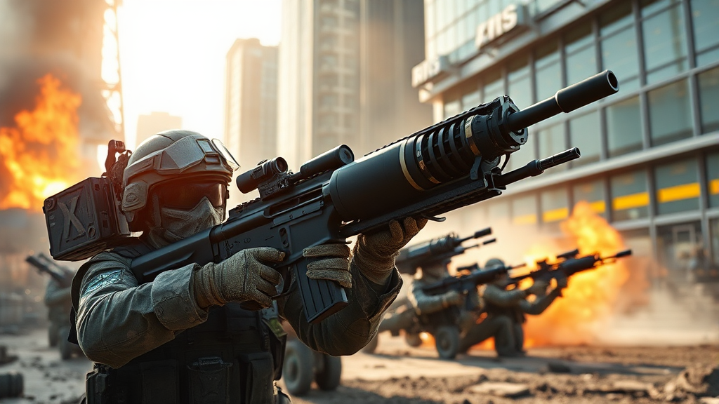 주요 국내 방산 기업 탐구: 특징과 투자 가치 (realistic 스타일)