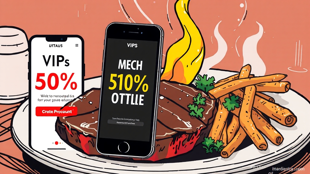 할인 혜택 이용 시 주의사항 (illustration 스타일)