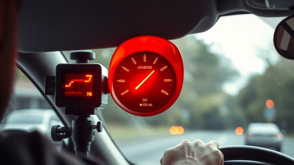 속도위반 벌점 및 처벌 (realistic 스타일)