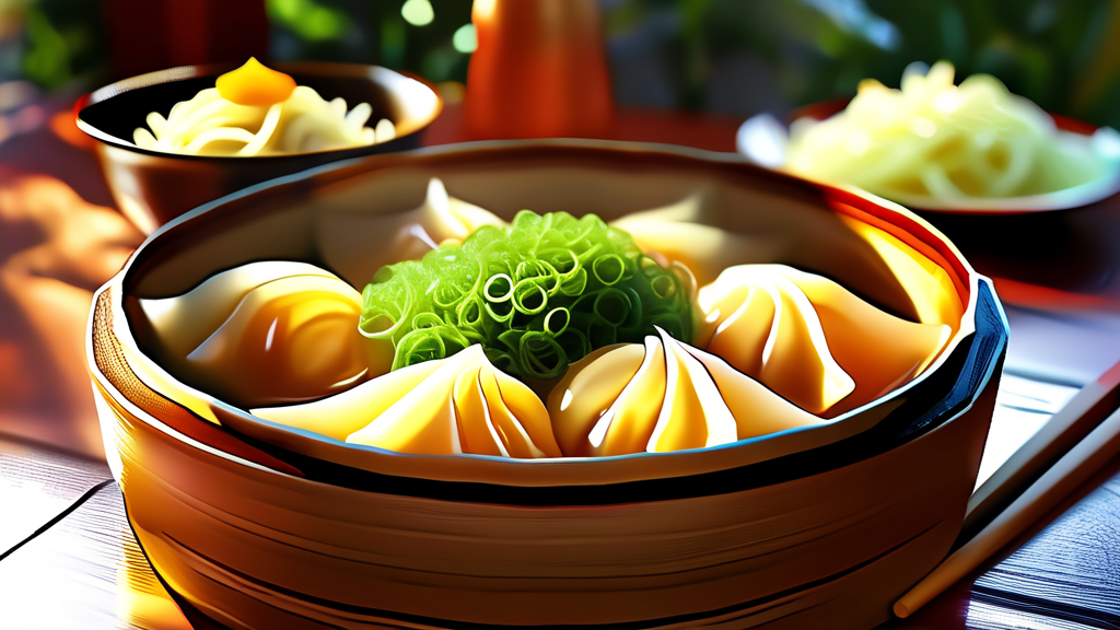 만두 맛집 방문 전 알아두면 좋은 정보 (realistic 스타일)