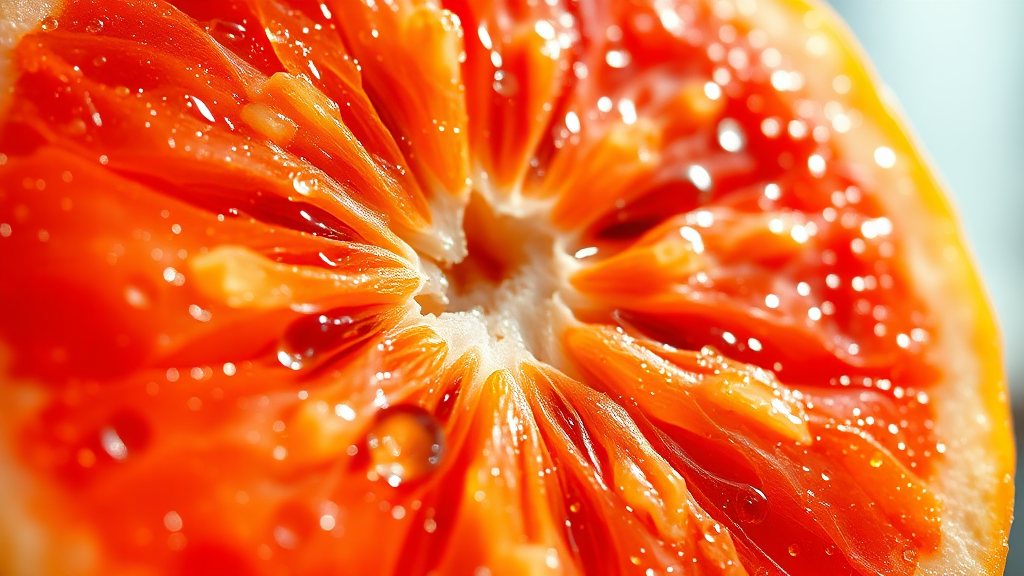 피부 톤 UP! 과일의 힘 (realistic 스타일)