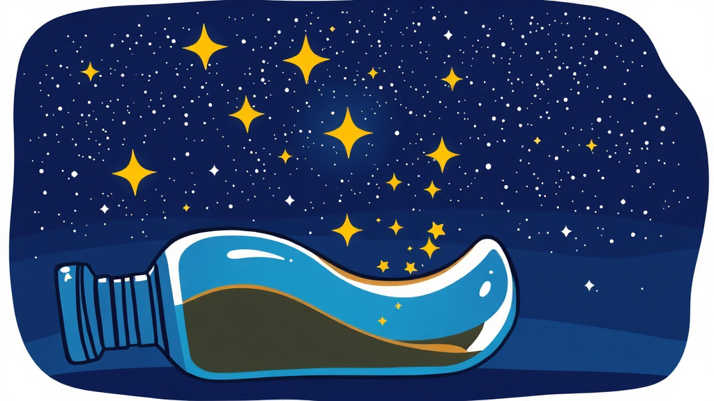 조니워커 블루라벨: 특별한 날을 위한 선택 (cartoon 스타일)