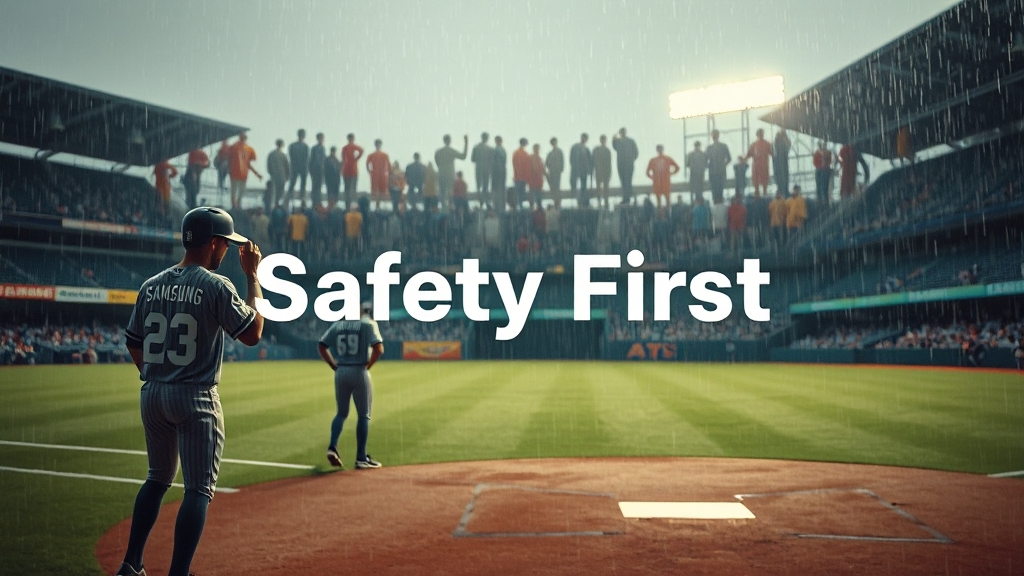 경기 취소 결정: 배경 및 향후 전망 (realistic 스타일)