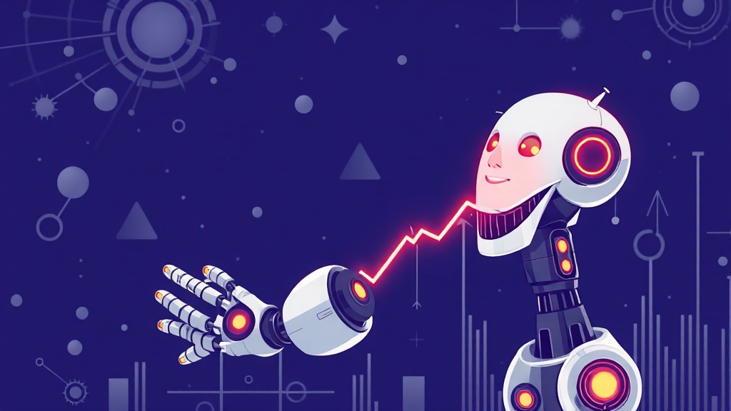 재무 분석 및 실적 전망 (illustration 스타일)