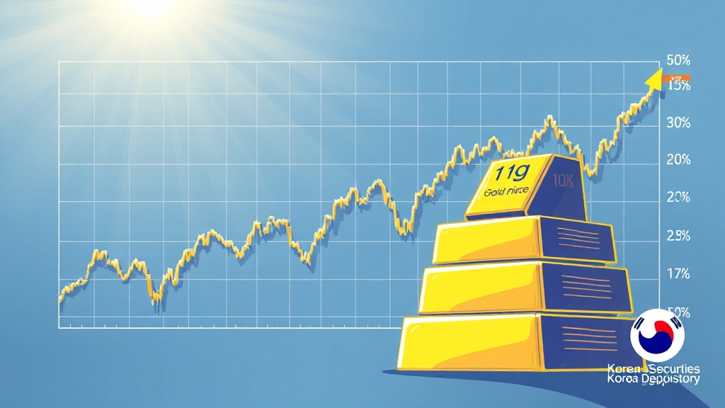 KRX 금현물 장점 (illustration 스타일)