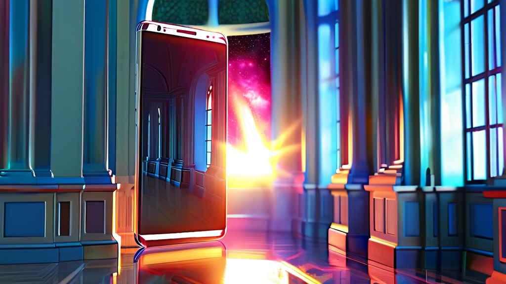 스마트폰 화면 잔상, 이것이 궁금해요! (realistic 스타일)