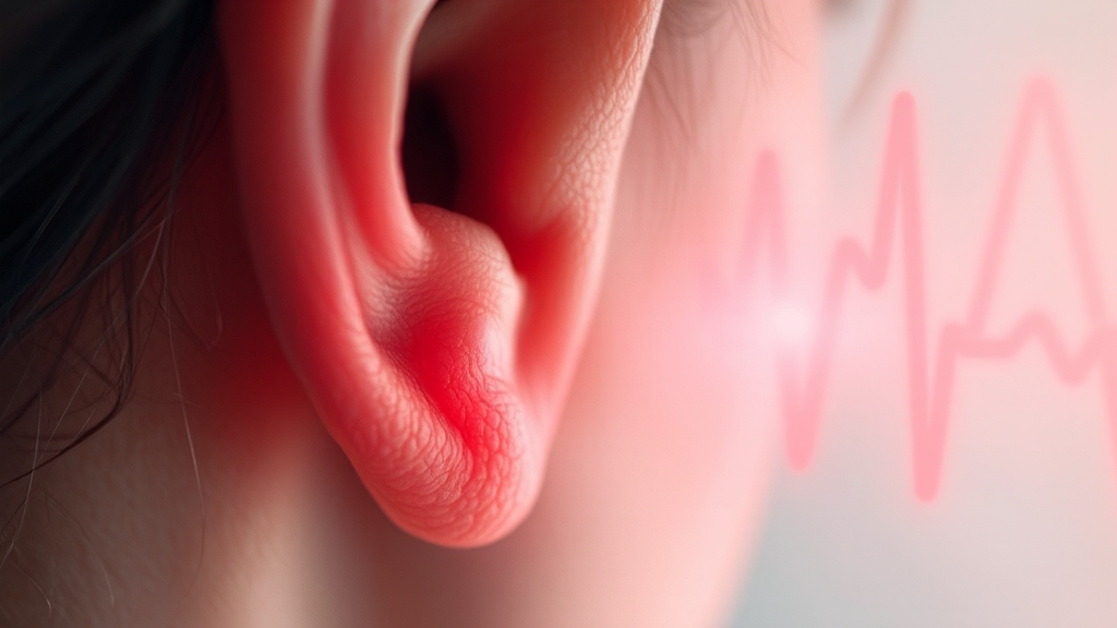 전문가 의견: 귓불 주름과 건강 이상 신호 (watercolor 스타일)