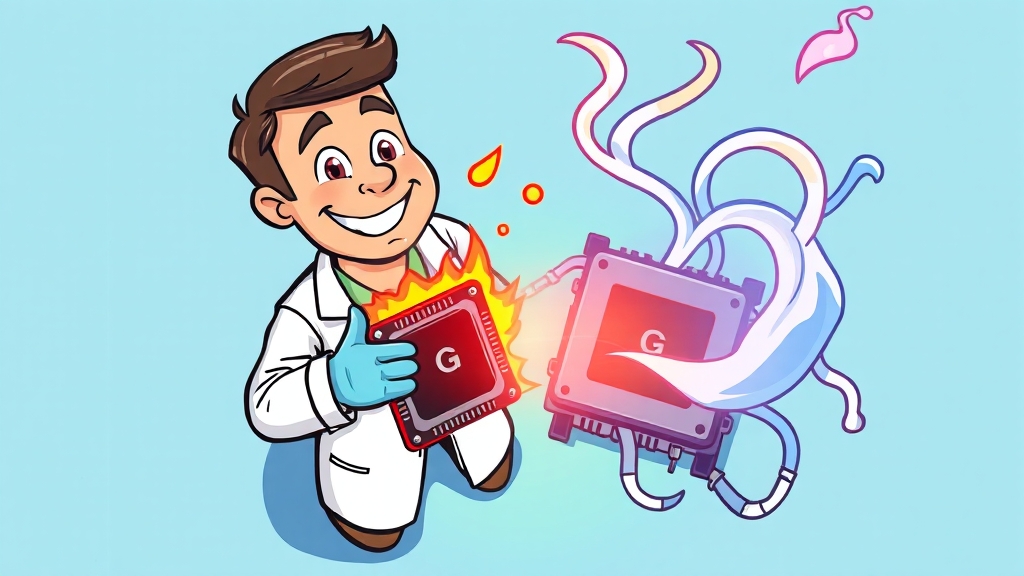 CPU 과열, 어떻게 대처해야 할까요? (cartoon 스타일)