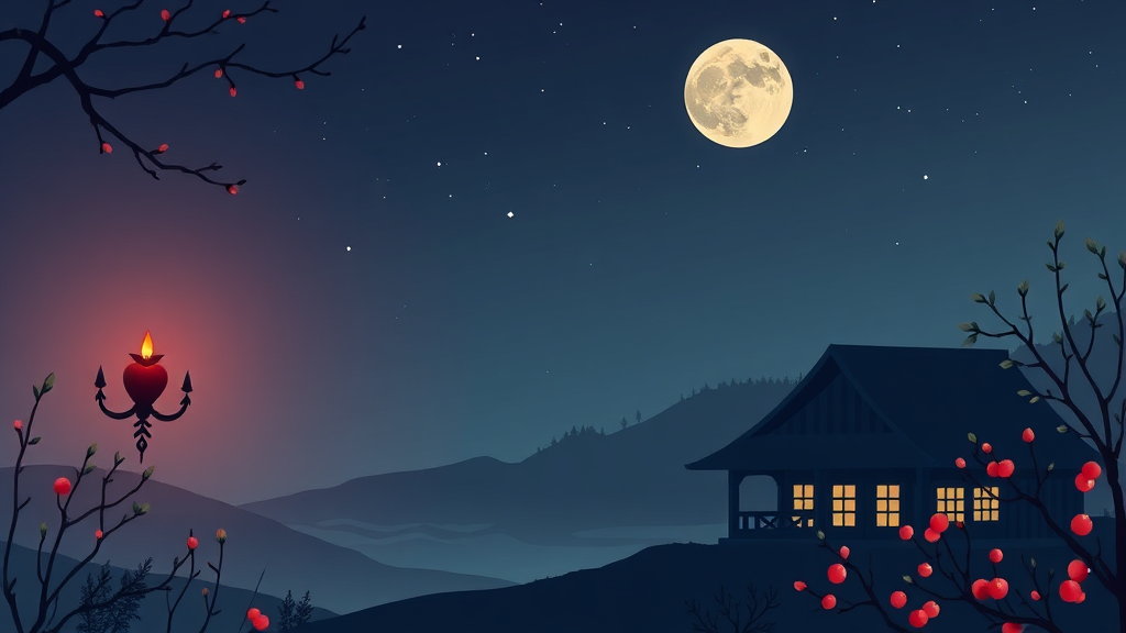 삼재와 건강 관리 (illustration 스타일)