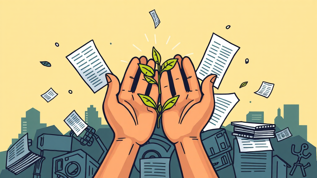 신청 방법, 어렵지 않아요! (cartoon 스타일)