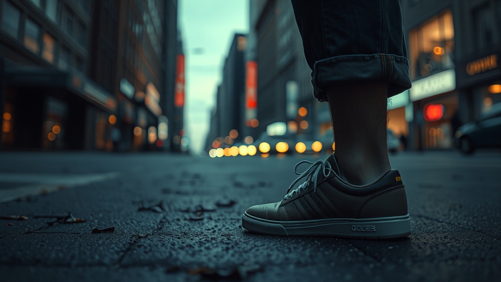 신발 잃어버리는 꿈: 의미 (realistic 스타일)