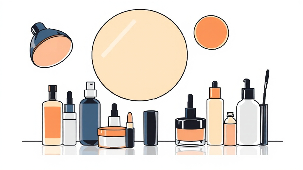 남성 화장품, 뭘 보고 살까? (illustration 스타일)