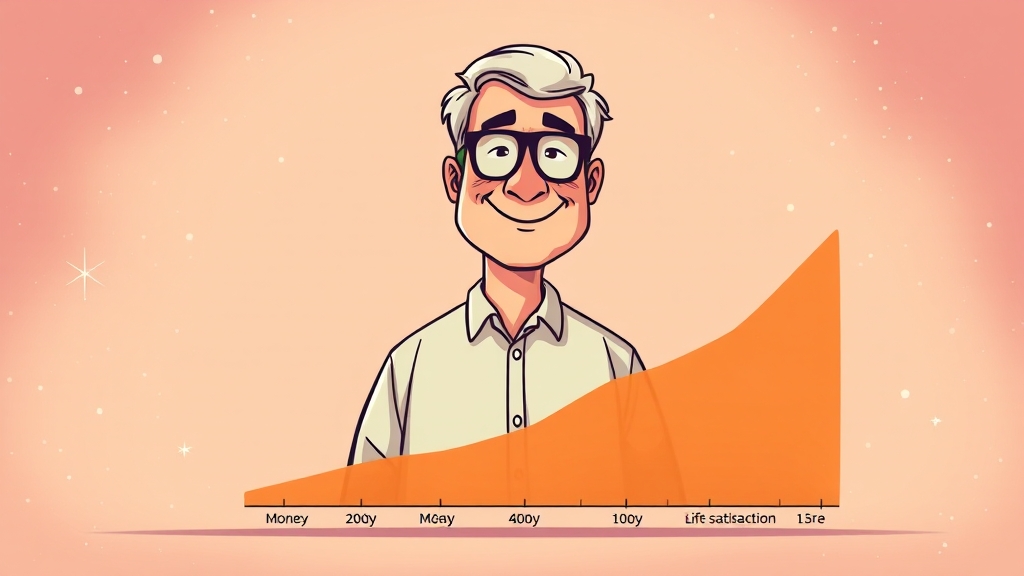 중년 이후 성공 습관 형성 (cartoon 스타일)