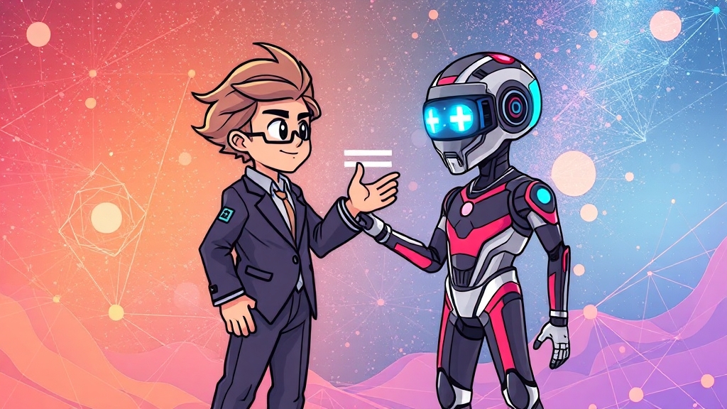 AI, 가상현실의 새 지평을 열다 (cartoon 스타일)