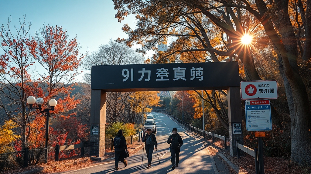 가는 방법 & 주차 정보 (realistic 스타일)