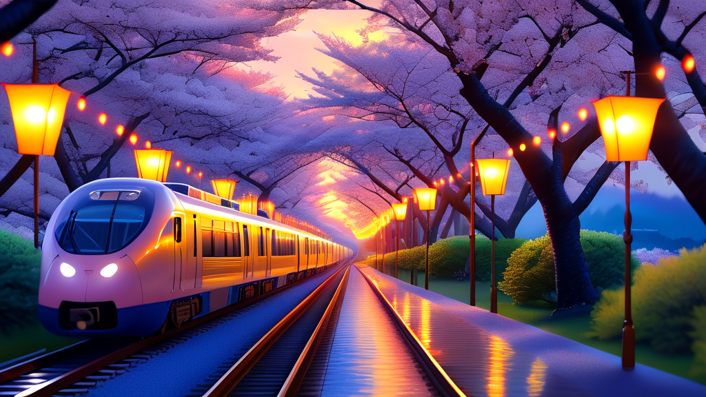 놓치면 후회! 벚꽃 명소 & 숨은 명소 추천 (realistic 스타일)