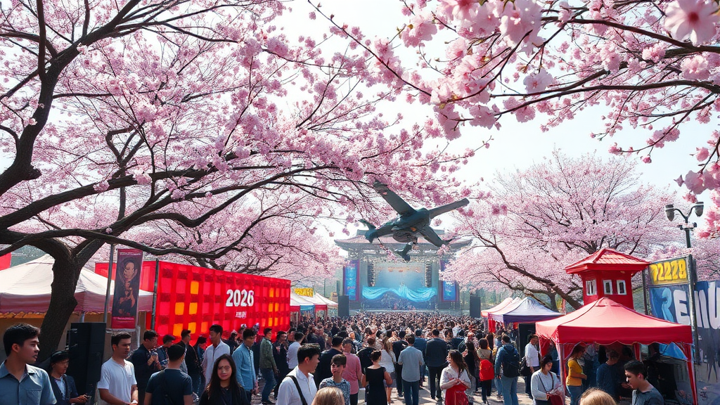 2026 진해군항제 특별 이벤트 및 공연 정보 (realistic 스타일)