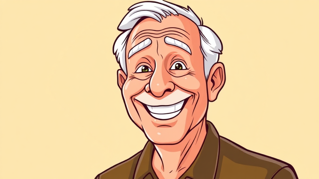 건강한 치아로 행복한 노후를! (cartoon 스타일)