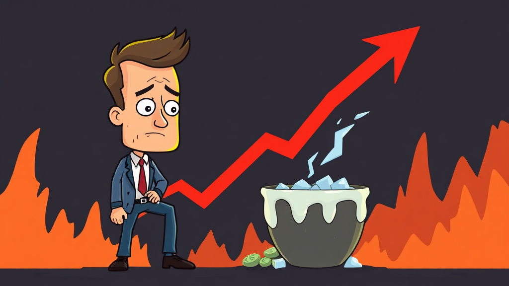 투자 심리 완전 분석: 성공 투자 비법 4 인간의 비합리성: 투자 실패 원인 (cartoon 스타일)