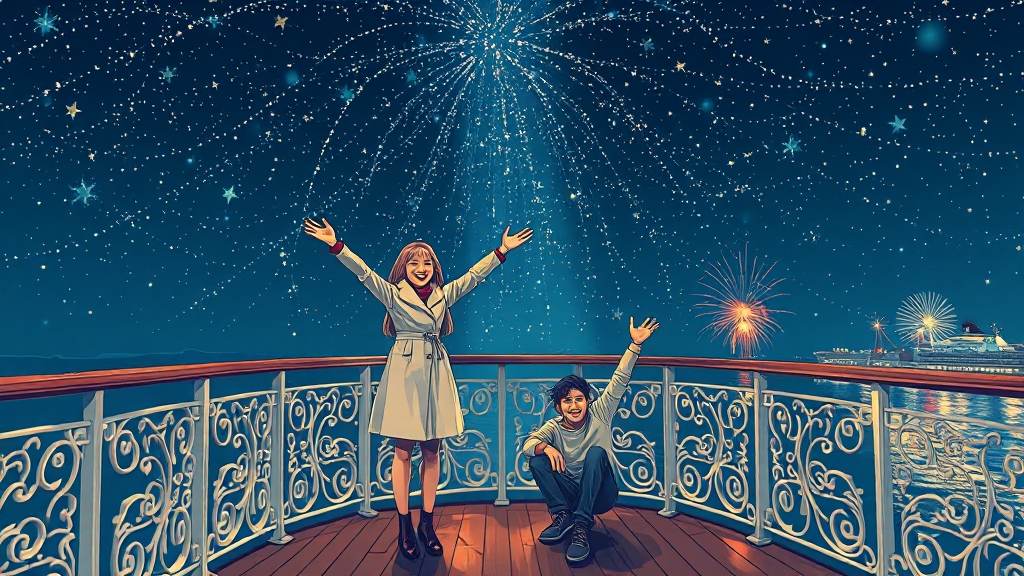 크루즈 편의시설 (illustration 스타일)