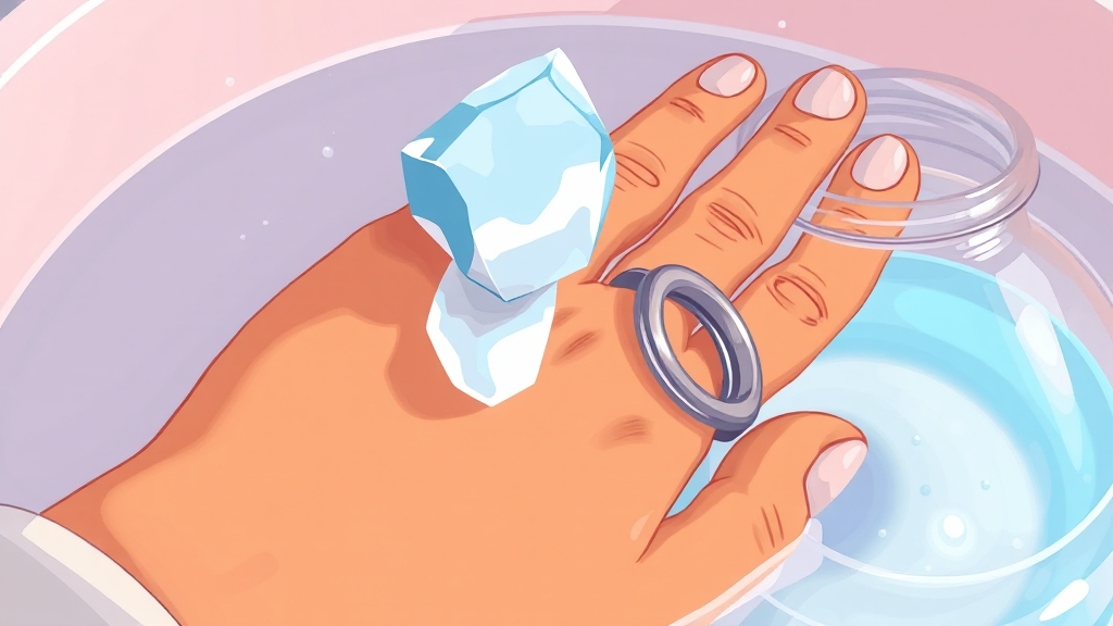 얼음찜질로 붓기 빼기! (cartoon 스타일)