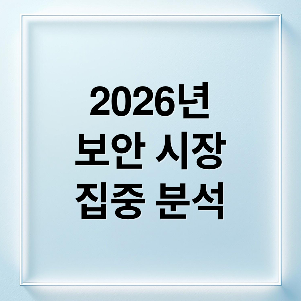 2026년
보안 시장
집중 분석 (2026년 1월 27일 보안주 업종진단)