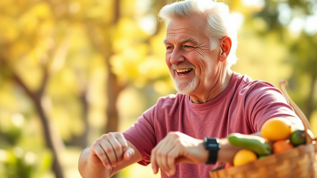 치매 조기 진단 및 관리 (realistic 스타일)