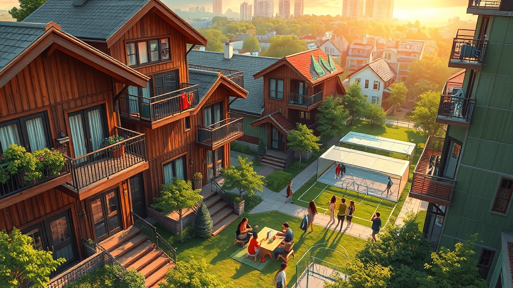 행복주택, 어떤 곳일까? (illustration 스타일)