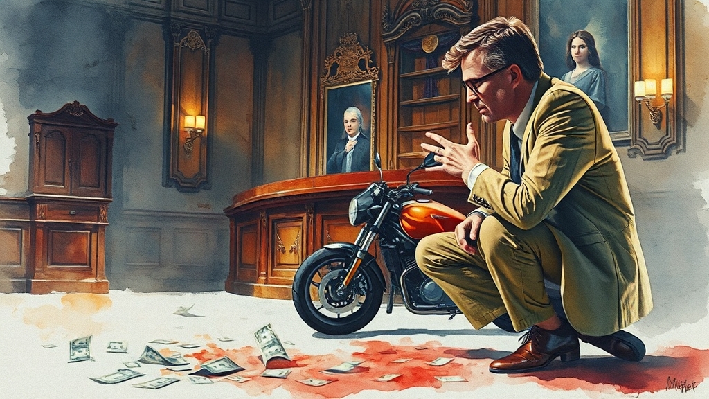 사고 발생 시 민사상 보상 및 합의 (watercolor 스타일)