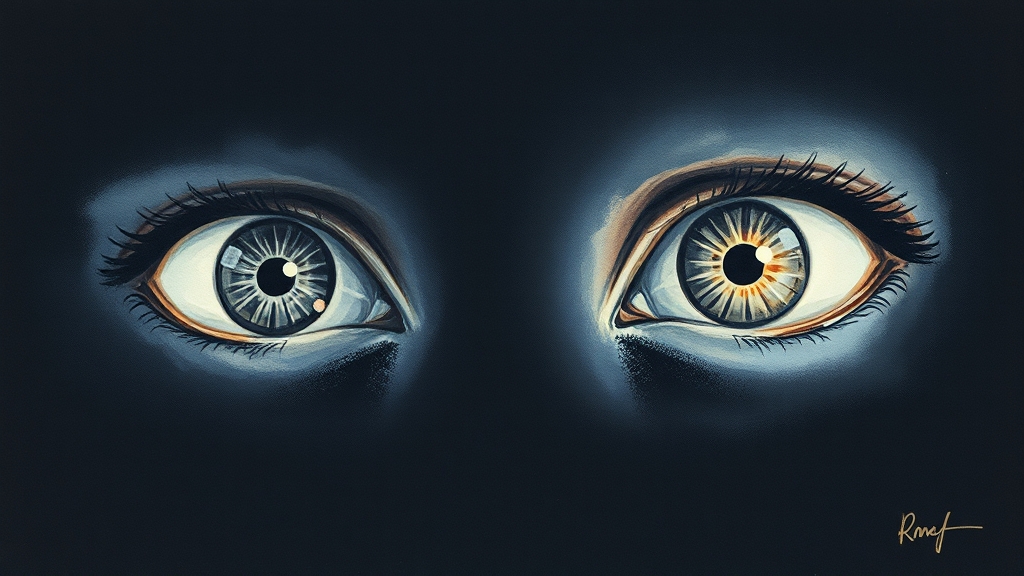 진행 단계별 증상 변화 (watercolor 스타일)