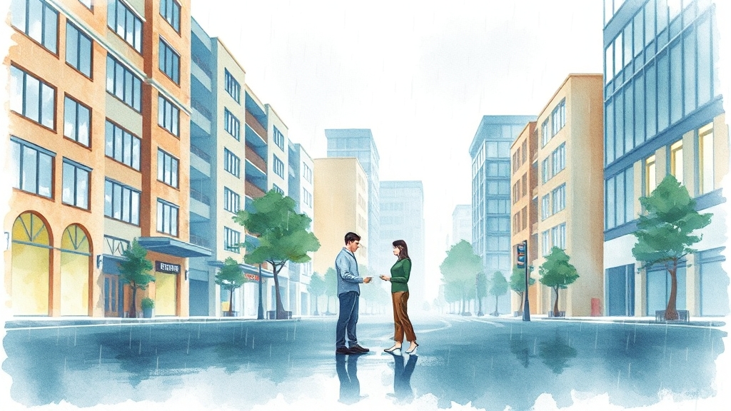 상가임대차보호법 핵심 (watercolor 스타일)
