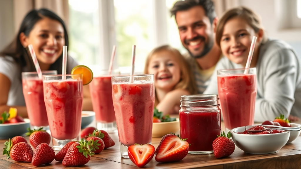 딸기 활용 레시피 대방출! (realistic 스타일)