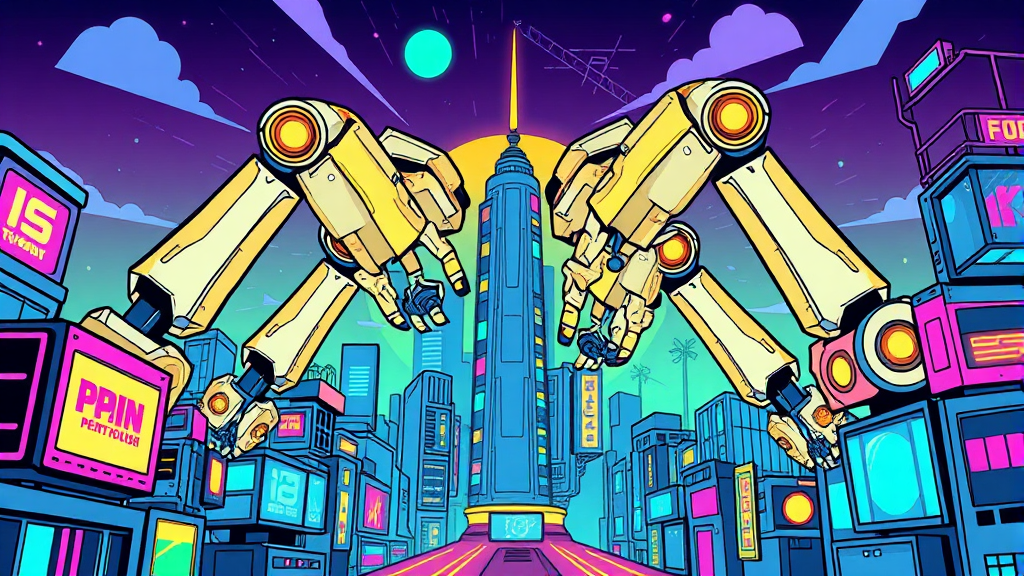 Top 5 로봇 기업, 어디에 투자할까? (cartoon 스타일)