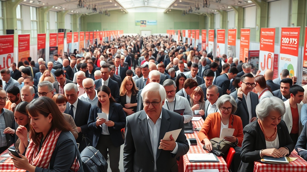 참여 기업 및 채용 정보 (realistic 스타일)