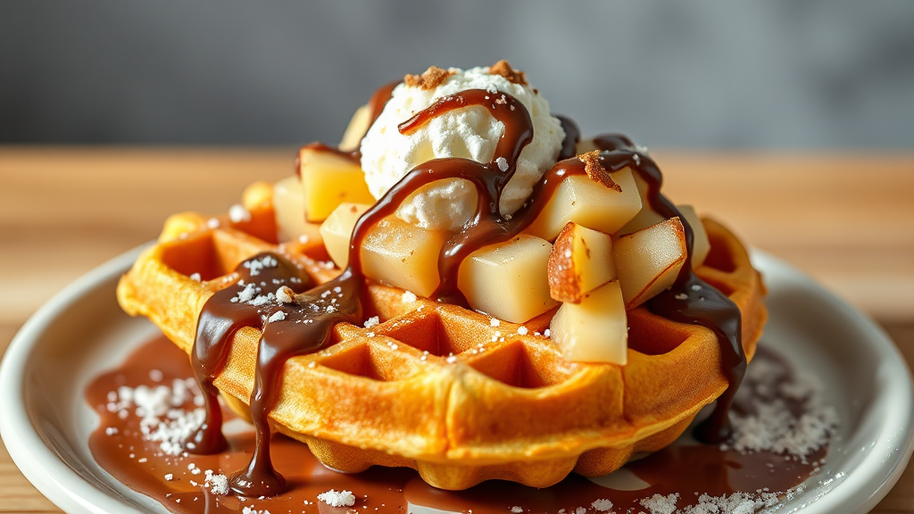 와플대학 신메뉴 & 이벤트 (realistic 스타일)