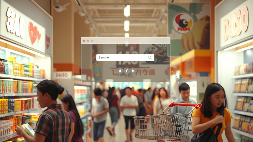 다이소 재고조회 사이트 활용법 (realistic 스타일)