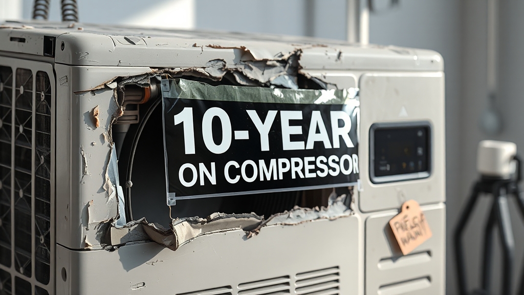 제품 보증 기간 및 유상 수리 기준 (realistic 스타일)