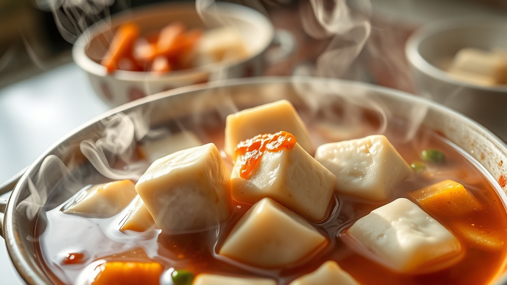 맛있는 순두부찌개 완성! (realistic 스타일)