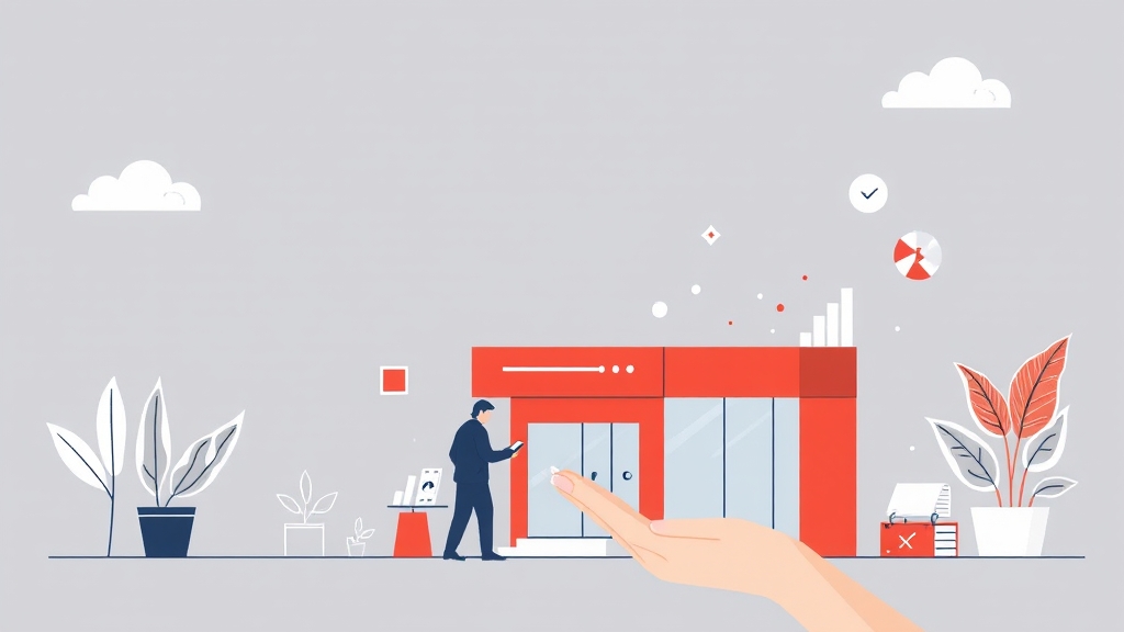 스마트 금융 생활, 지금 시작하세요! (illustration 스타일)