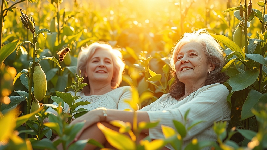 여성 호르몬 균형, 이소플라본 (realistic 스타일)