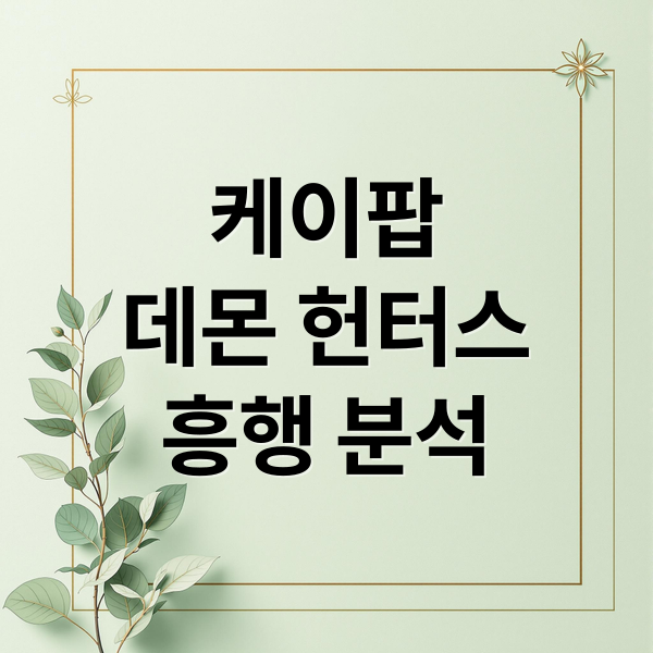 케이팝 데몬 헌터스 시리즈 소개