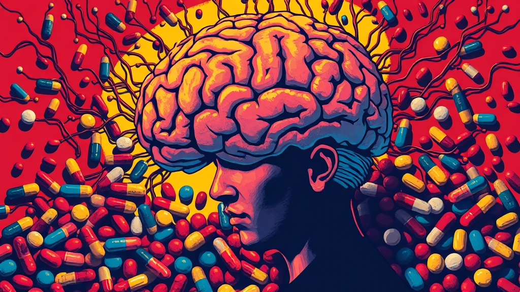 성인 ADHD 약물의 효과와 부작용 (popart 스타일)